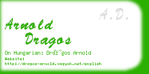 arnold dragos business card